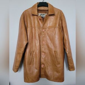 Vintage Men's Leather Coat